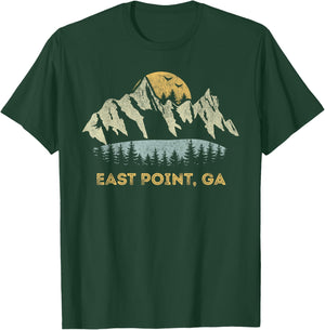 East Point Georgia Mountain Sunset Sunrise GA T-Shirt - T-Shirt | Forest