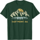 East Point Georgia Mountain Sunset Sunrise GA T-Shirt - T-Shirt | Forest