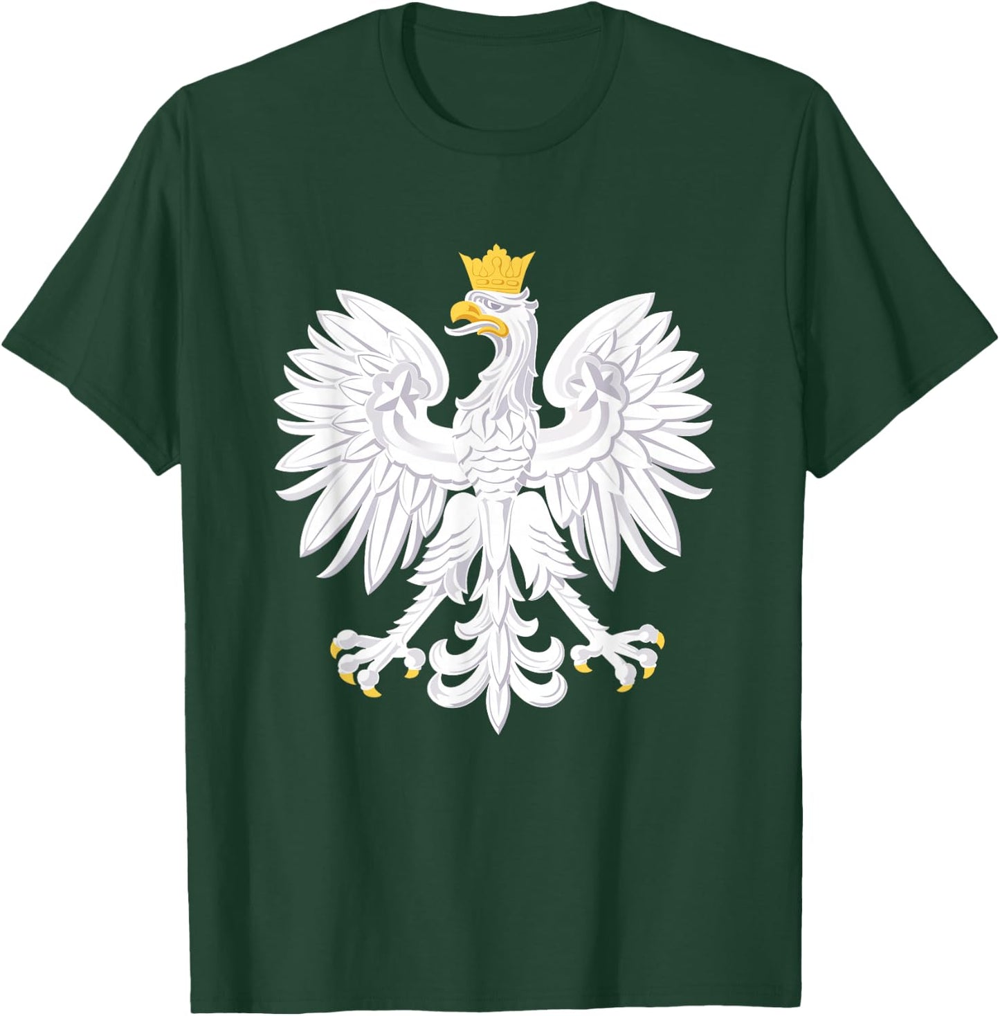 Poland Flag Pride Eagle Polish Roots Polska T-Shirt - T-Shirt | Forest