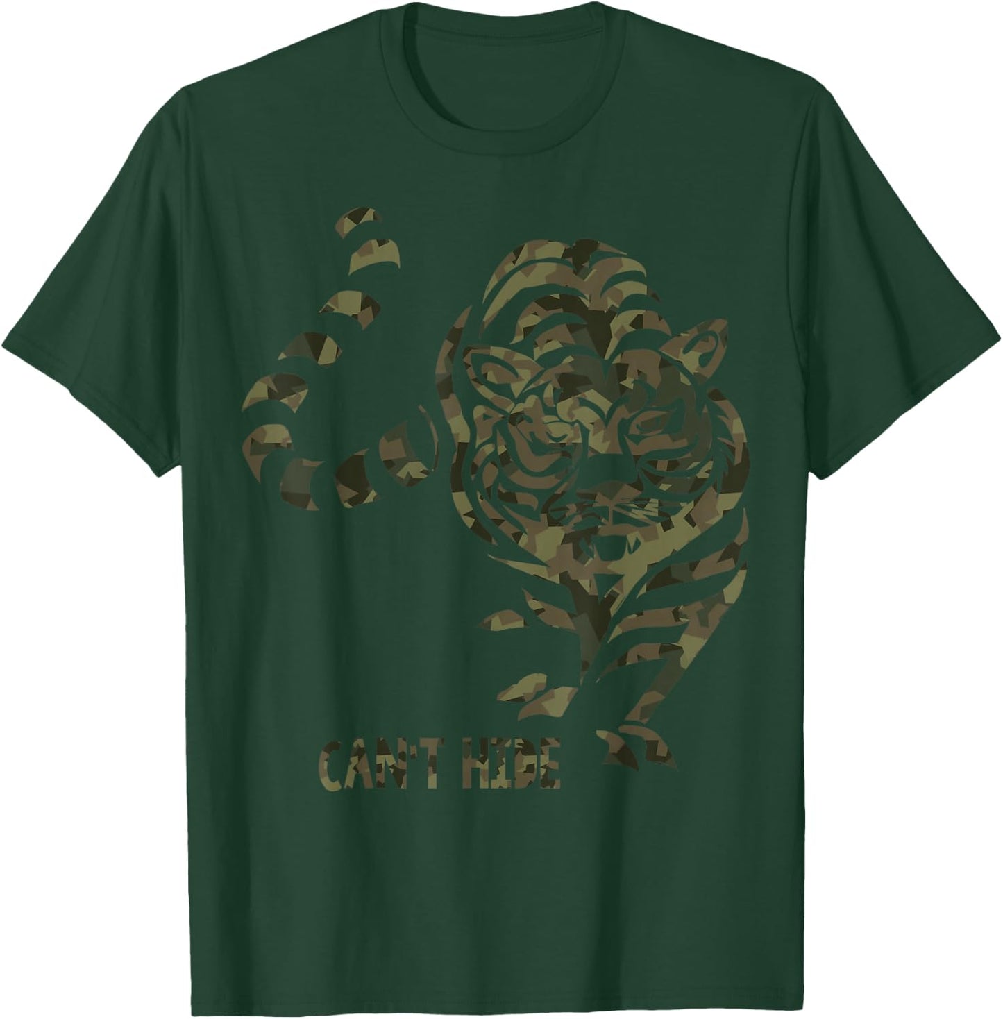 Bengal tiger shirt can't hide camo - Bangladesh t shirt man T-Shirt - T-Shirt | Forest