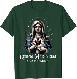 Mater Dolorosa Our Lady of Sorrows Virgin Mary Catholic T-Shirt - T-Shirt | Forest