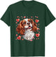 Cavalier King Charles Spaniel Hearts Dog Breed Graphic T-Shirt - T-Shirt | Forest