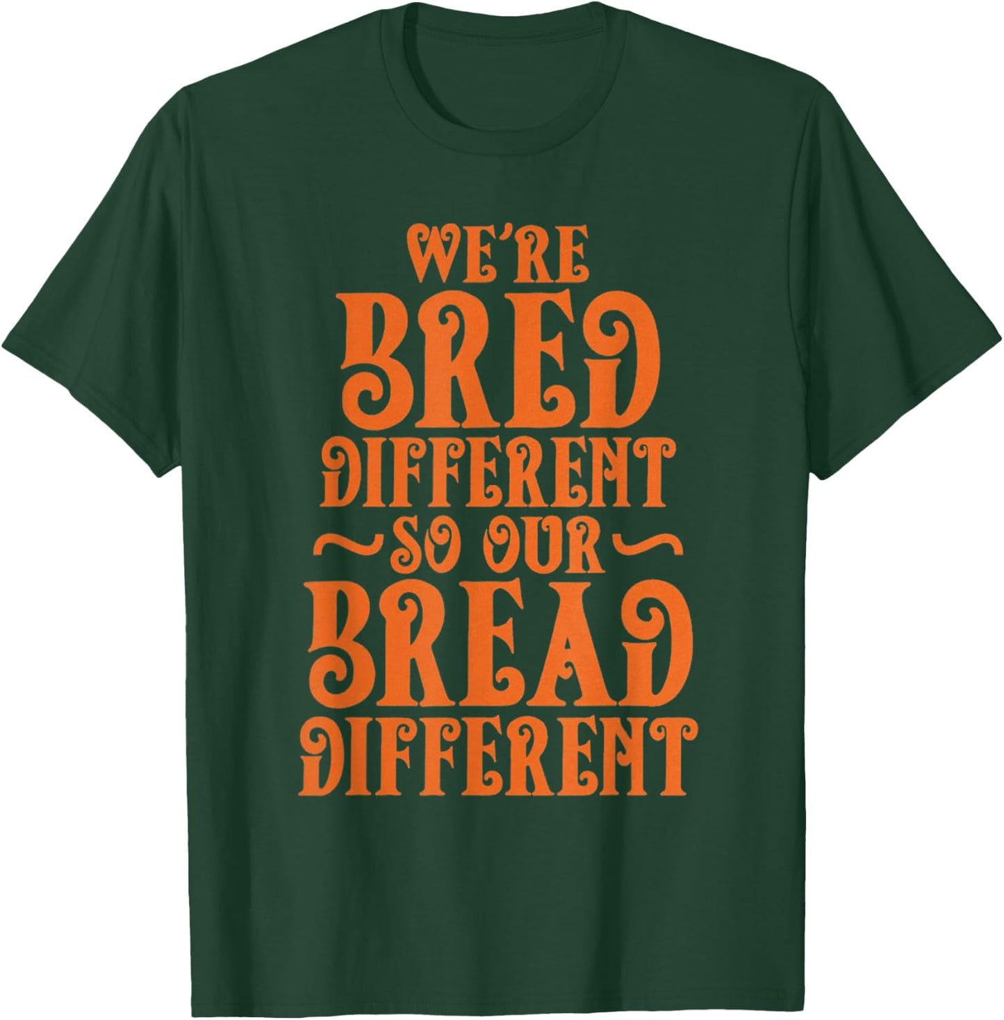 Graphic Olive Army Solar Orange Black Retro to Match T-Shirt - T-Shirt | Forest