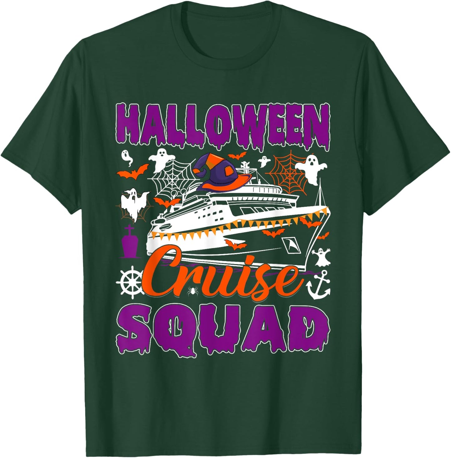 Family Cruise 2024 Family Matching Halloween Cruise 2024 T-Shirt - T-Shirt | Forest