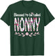 Blessed To Be Called NONNY Cute Floral NONNY Gift T-Shirt - T-Shirt | Forest