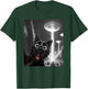 Funny Black Cat Alien UFO Taking a Selfie Cat Mom Dad T-Shirt - T-Shirt | Forest