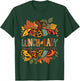 Leopard Pumpkin Fall Autumn Thanksgiving Lunch Lady Women T-Shirt - T-Shirt | Forest