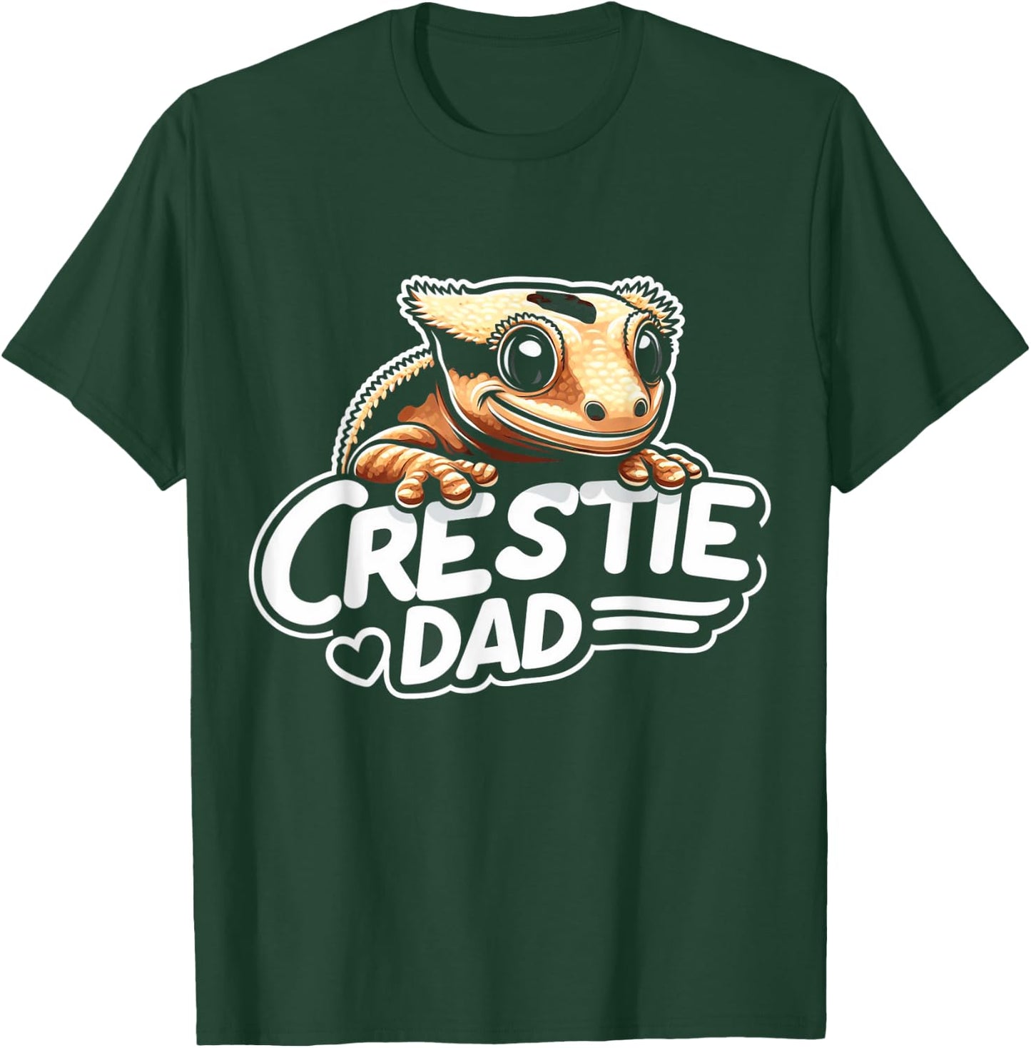 Crested Gecko Crestie Dad - Ultimate Reptile Lover T-Shirt - T-Shirt | Forest