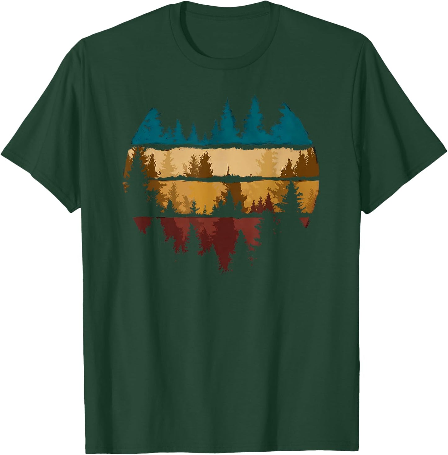 Trees Nature Mountains Adventure Outdoor Wildlife Forest T-Shirt - T-Shirt | Forest