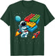 Master Builder Space Astronaut Building Blocks Bricks Boys T-Shirt - T-Shirt | Forest