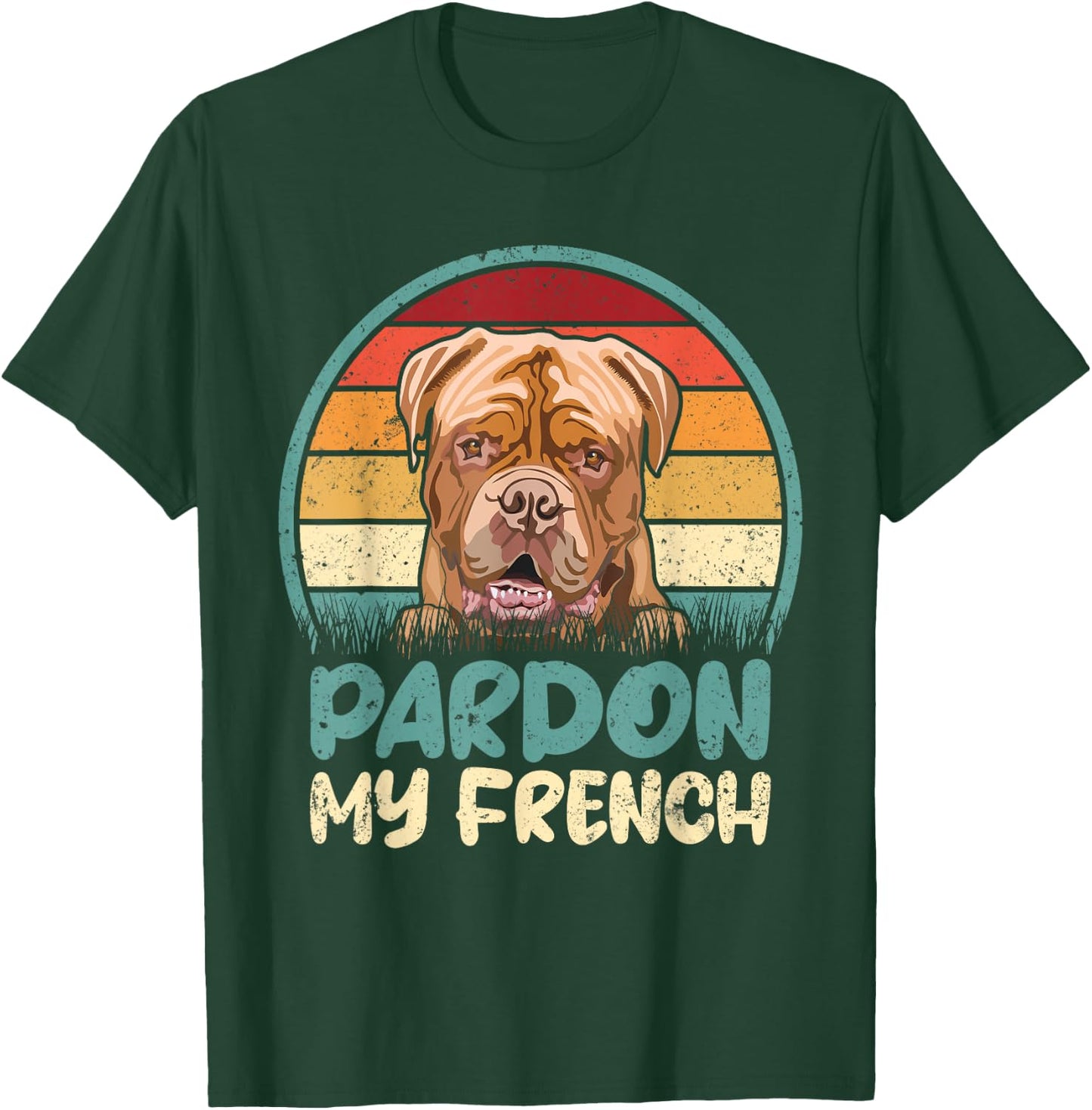 French Mastiff - Adults - Black - Small - Short Sleeve - - Dog Lovers T-Shirt - T-Shirt | Forest