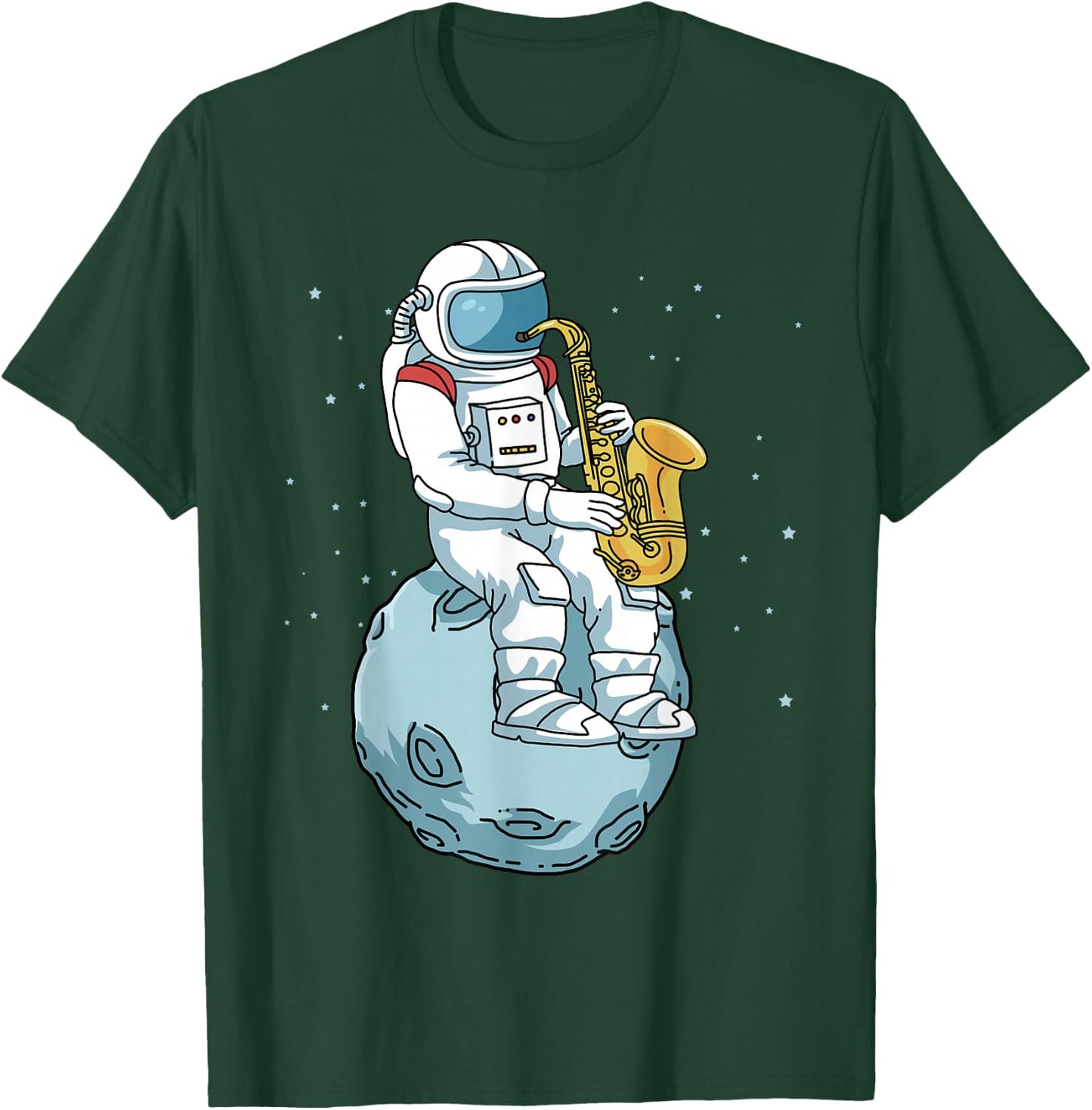 Saxophone Shirt Men Women Saxophonist Gifts Jazz Music T-Shirt - T-Shirt | Forest
