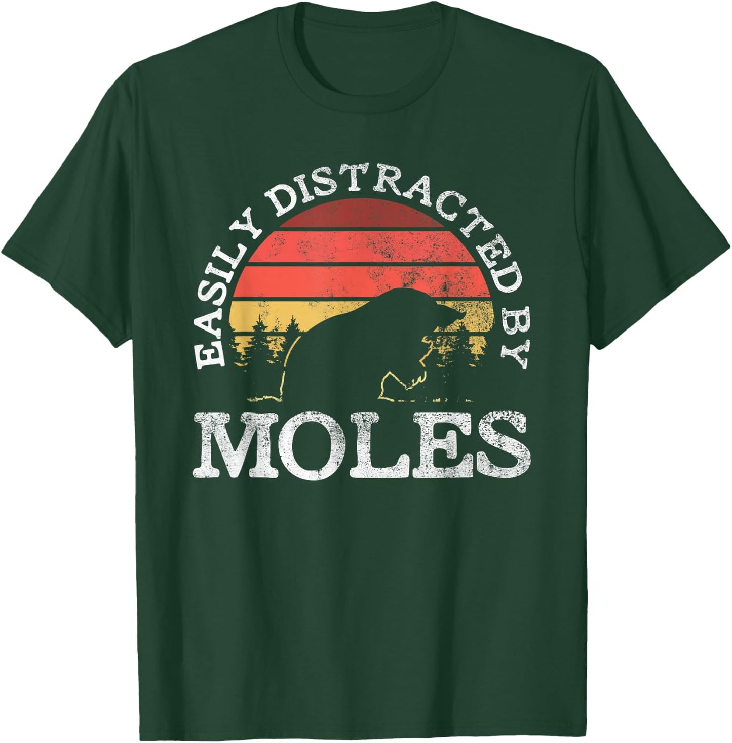 Moles Wild Animals Animals Cute Rodents T-Shirt - T-Shirt | Forest