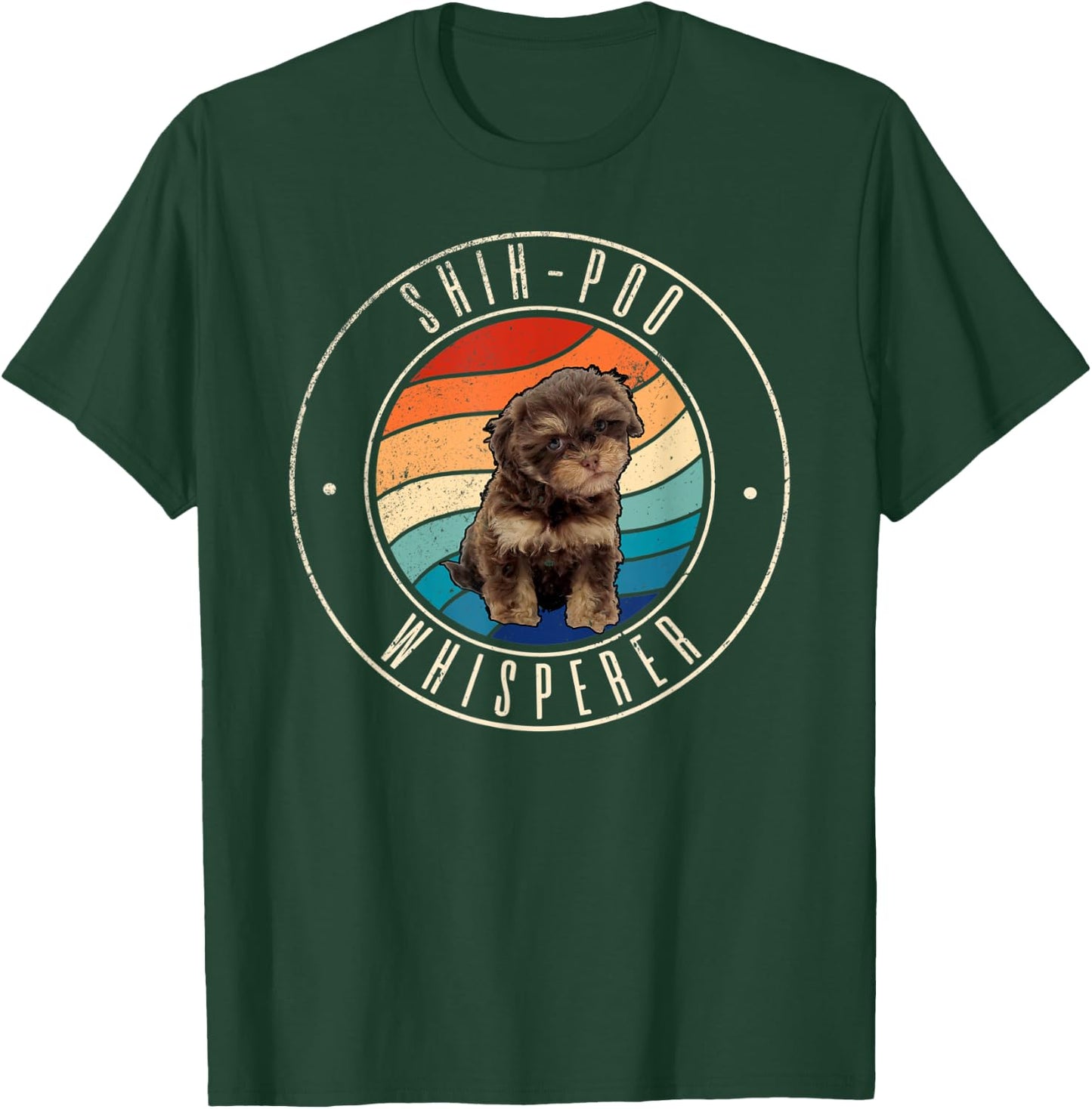Shih-Poo Whisperer T-Shirt - T-Shirt | Forest