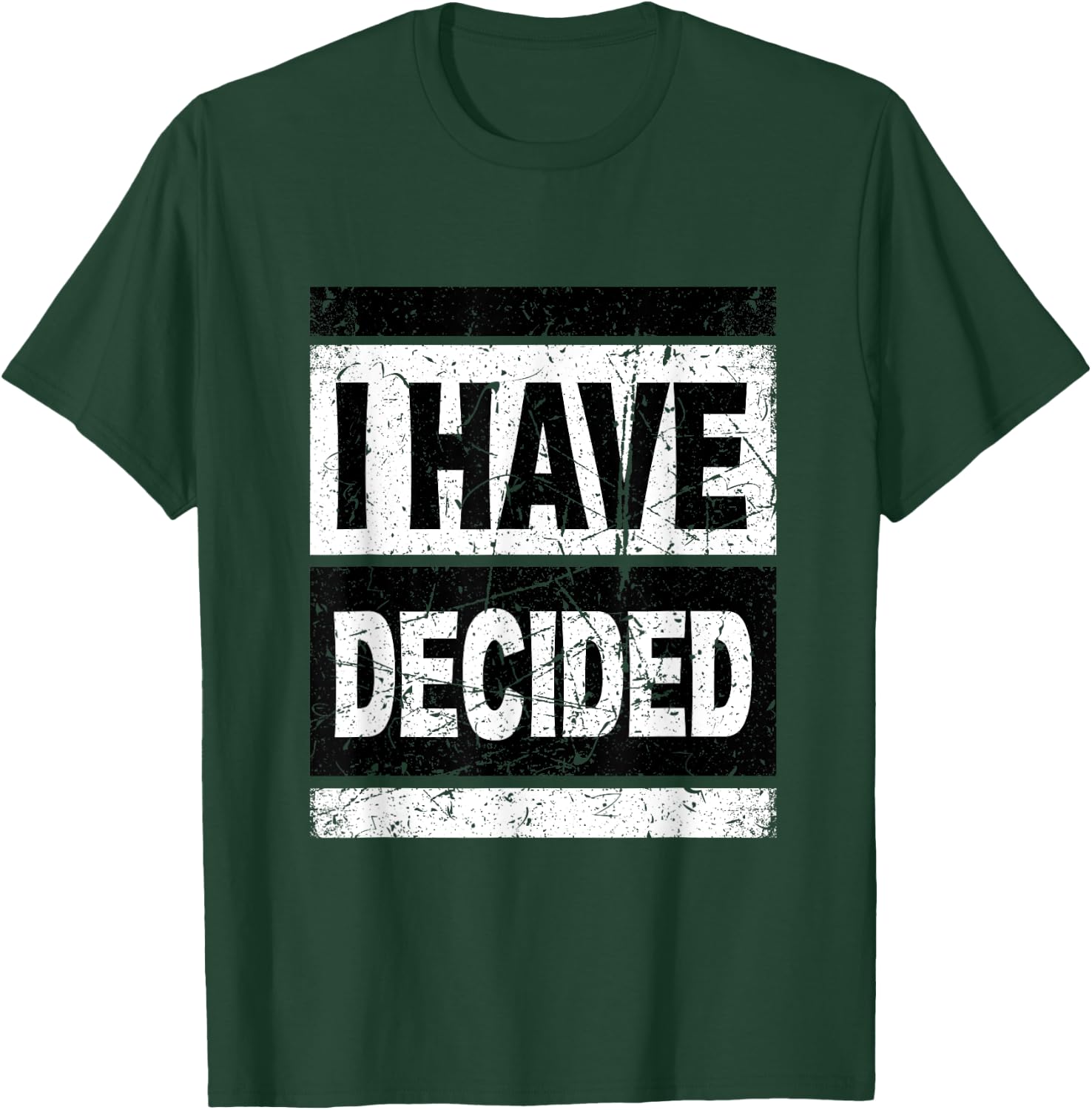 Retro I Have Decided Baptism Shirt Follow Jesus Outfits T-Shirt - T-Shirt | Forest