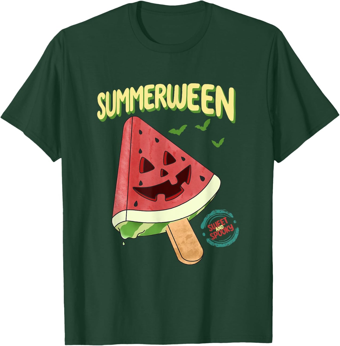 Summerween Sweet And Spooky Halloween T-Shirt - T-Shirt | Forest