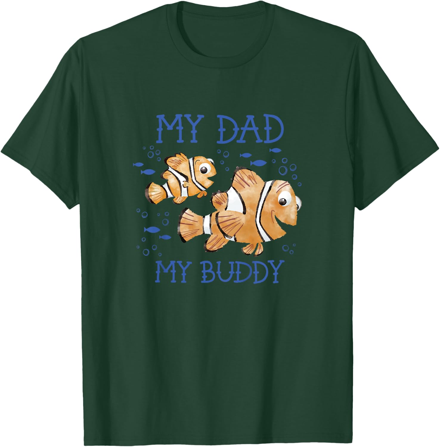 Kids Disney Pixar Finding Nemo Father's Day Dad Buddy T-Shirt - T-Shirt | Forest