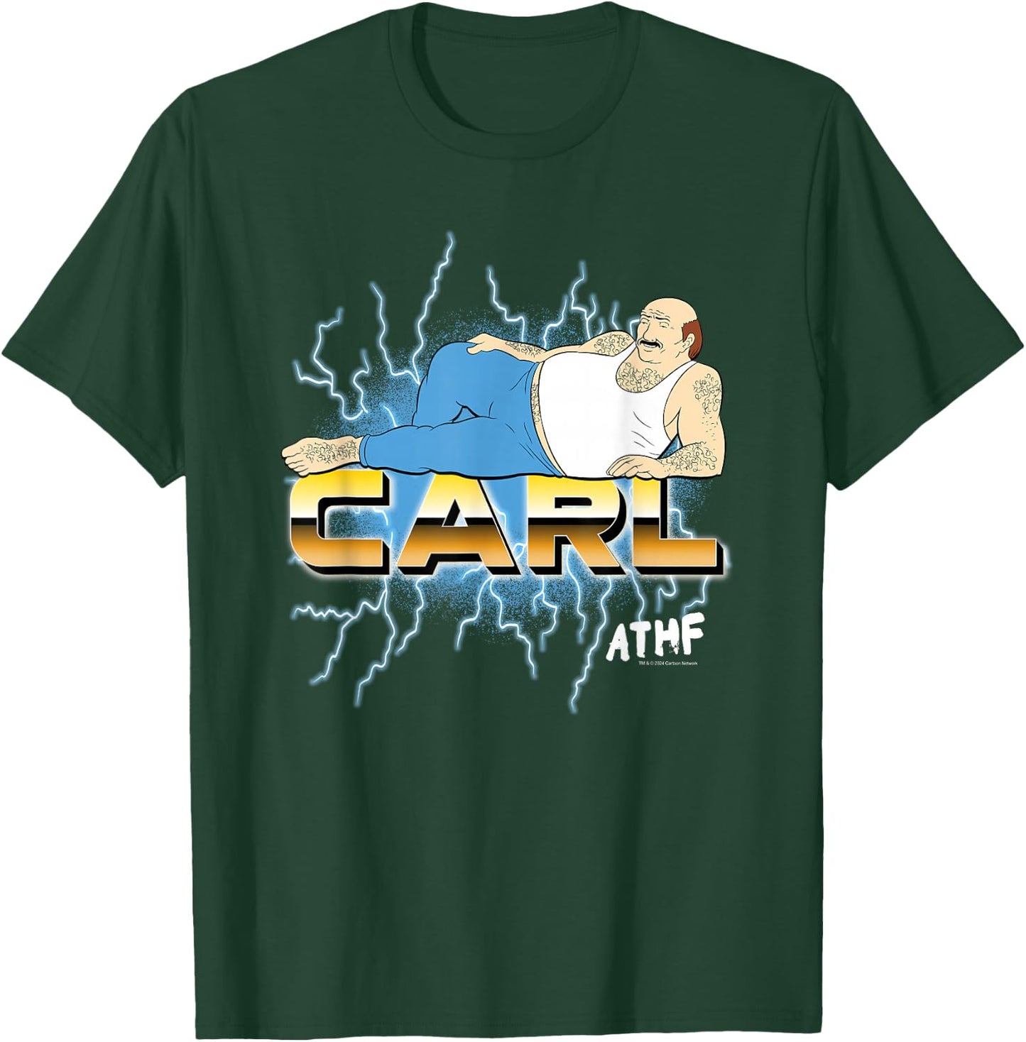 Aqua Teen Hunger Force Carl Lightning Funny Cartoon T-Shirt - T-Shirt | Forest