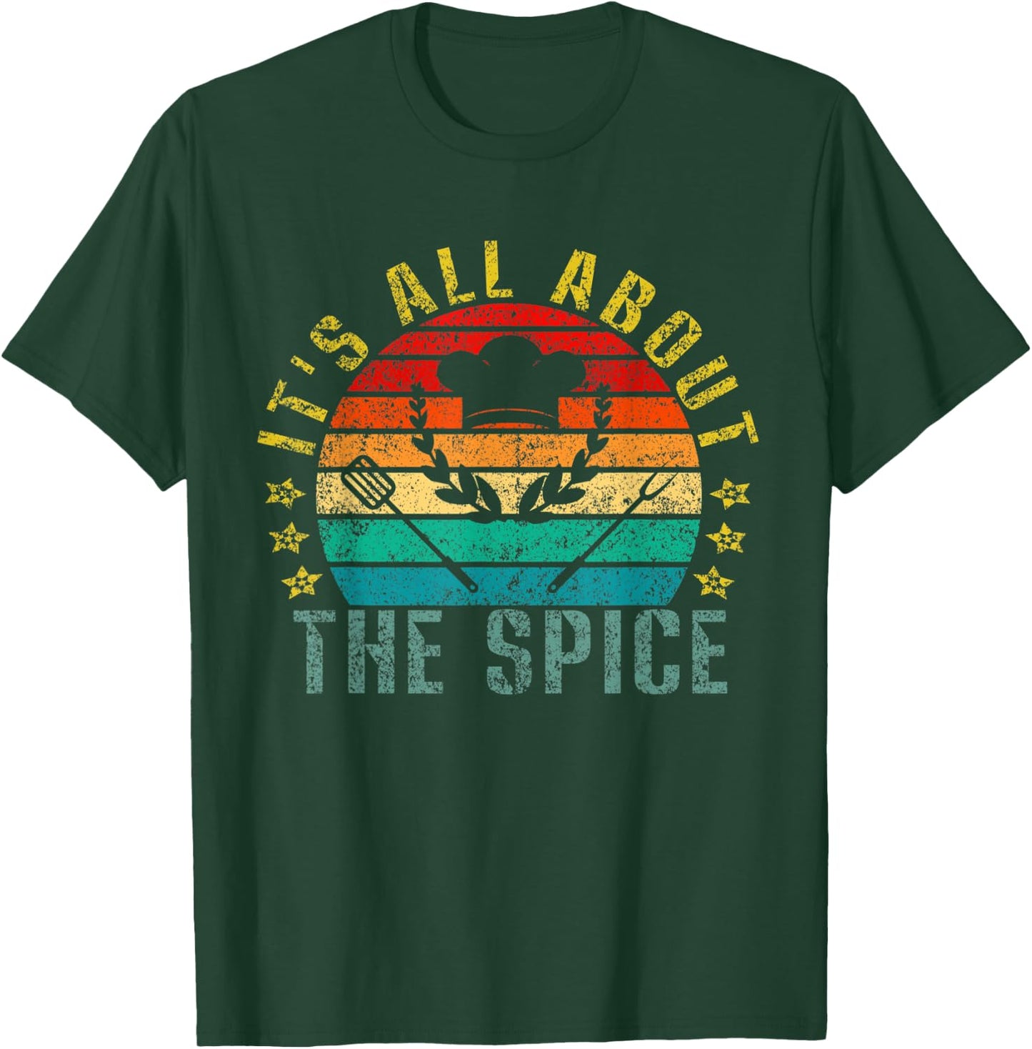 It's All About the Spice Funny Retro T-Shirt - T-Shirt | Forest