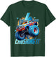 I'm Crushing it Monster Truck 4 Year Old Boys 4th Birthday T-Shirt - T-Shirt | Forest