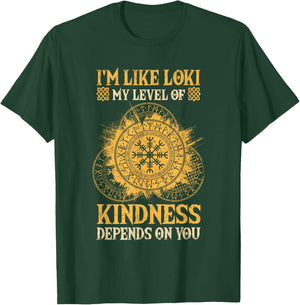 Loki God Norse Mythology Graphic Viking Loki , Small, Black T-Shirt - T-Shirt | Forest