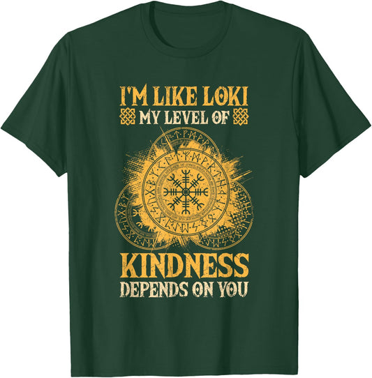 Loki God Norse Mythology Graphic Viking Loki , Small, Black T-Shirt - T-Shirt | Forest