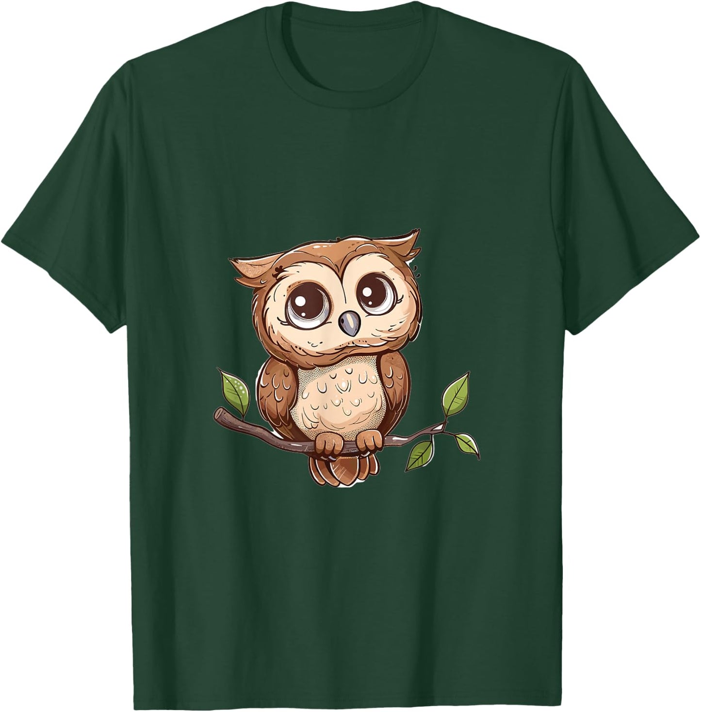 Owl Lover Graphic T-Shirt - T-Shirt | Forest