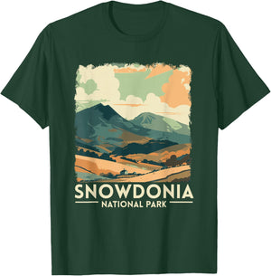 Snowdonia National Park Wales UK T-Shirt - T-Shirt | Forest