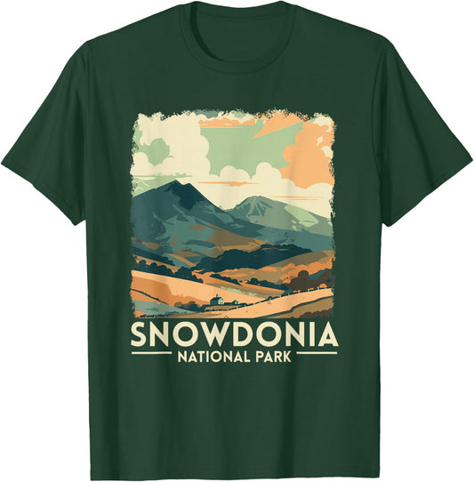 Snowdonia National Park Wales UK T-Shirt - T-Shirt | Forest