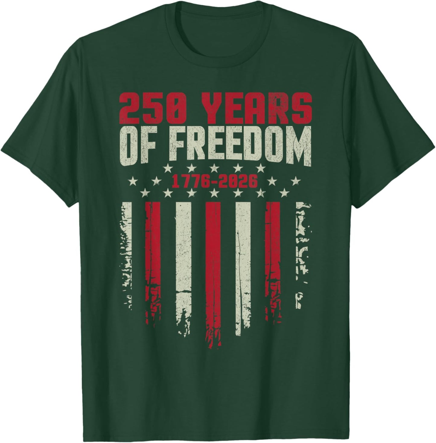 America Retro 250 Years 250th Anniversary USA Shirt 1776 T-Shirt - T-Shirt | Forest