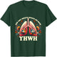 Christian Floral Lungs Our Very Breath Speaks His Name YHWH T-Shirt - T-Shirt | Forest