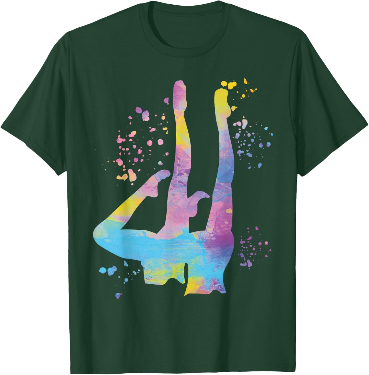 Synchronized Swimming Colorsplash Team Artistic Swim T-Shirt - T-Shirt | Forest