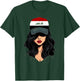 Patriotic Iraqi Girl Iraq Flag T-Shirt - T-Shirt | Forest
