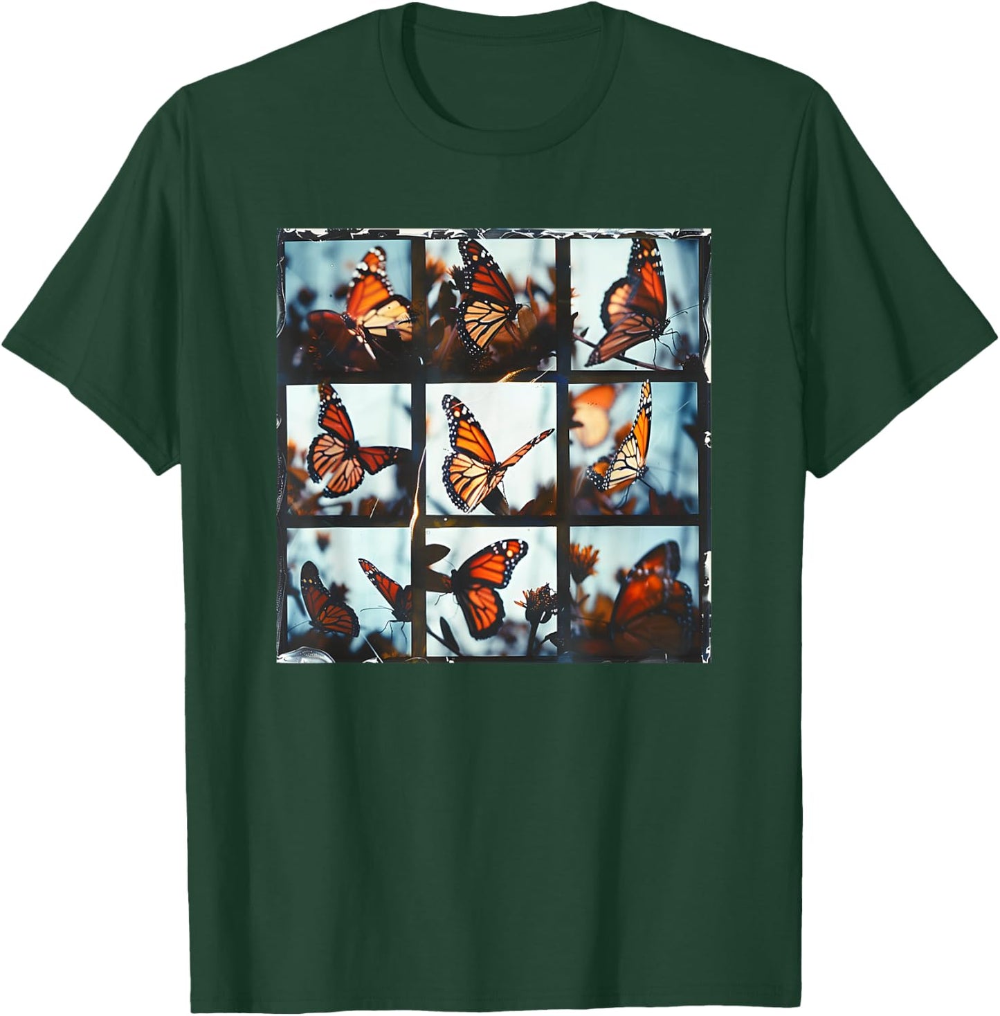 Monarch Butterfly Photoshoot Beautiful Summer Butterfly Men Women Kids T-Shirt - T-Shirt | Forest