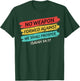 No Weapon Formed Shirt No Weapon Formed Against Me Shall T-Shirt - T-Shirt | Forest