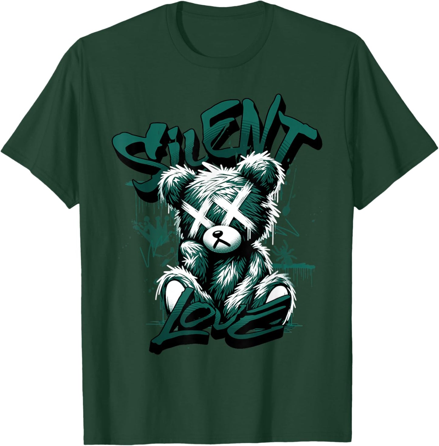 Silent Love Oxidized Green 4s Matching Women T-Shirt - T-Shirt | Forest