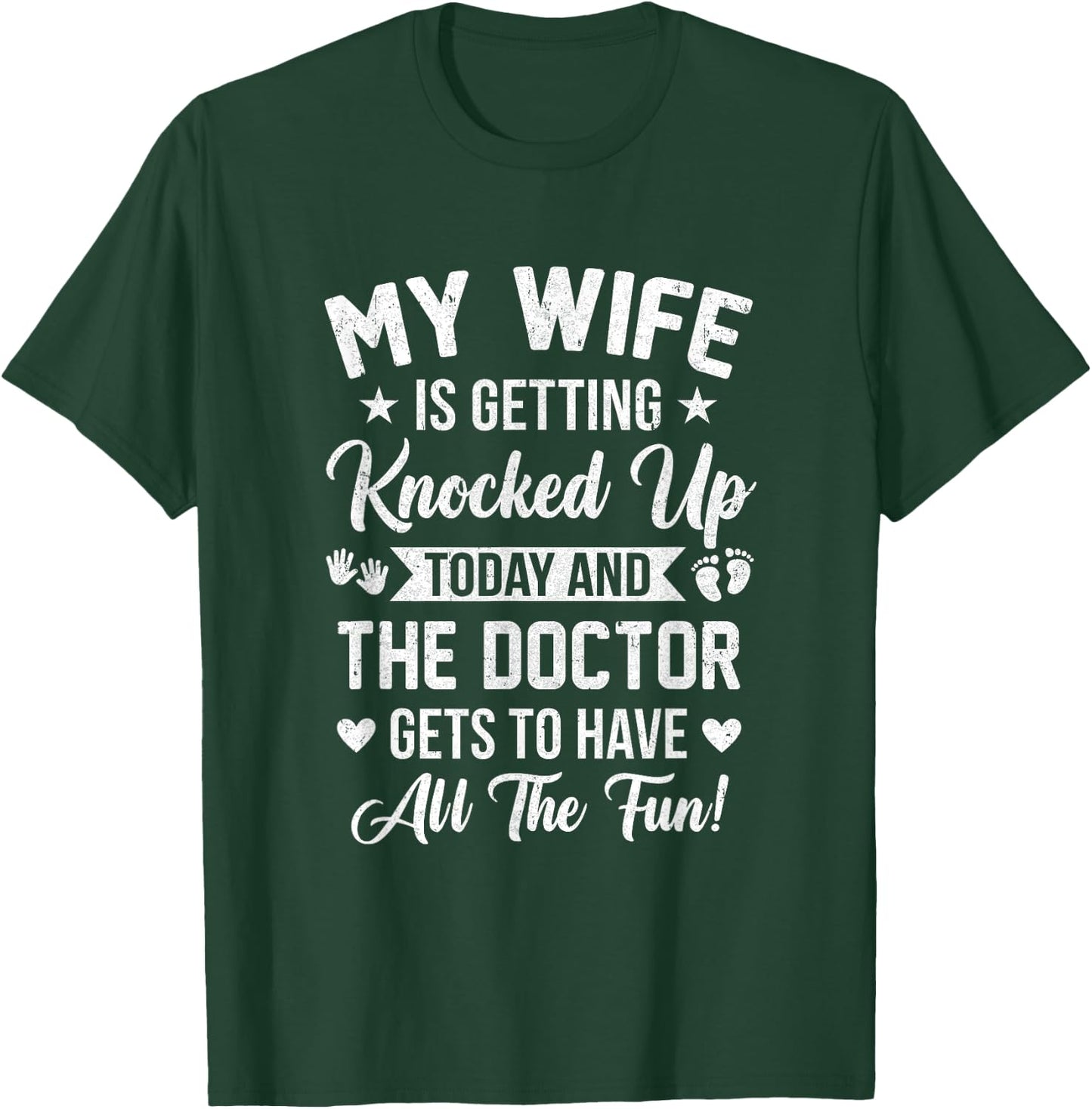 Ivf Men Husband Dad Wife Knocked Up For Embryo Transfer Day T-Shirt - T-Shirt | Forest