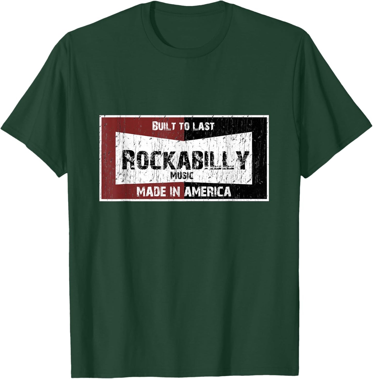 Made in America vintage rockabilly music T-Shirt - T-Shirt | Forest