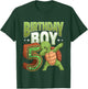 Kids 5 year old Turtle animal lovers 5th Birthday Boy T-Shirt - T-Shirt | Forest