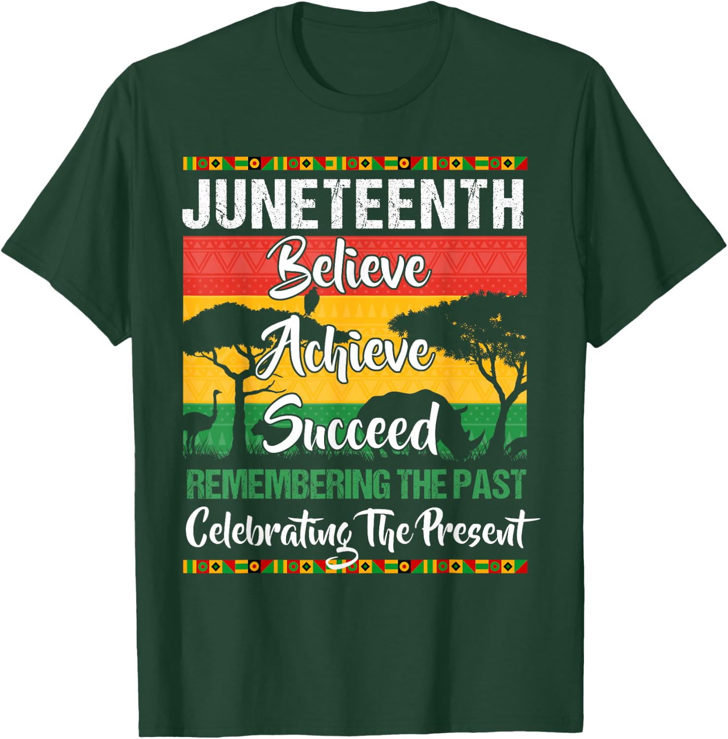 Juneteenth is My Independence Day African 1865 Freedom Day T-Shirt - T-Shirt | Forest