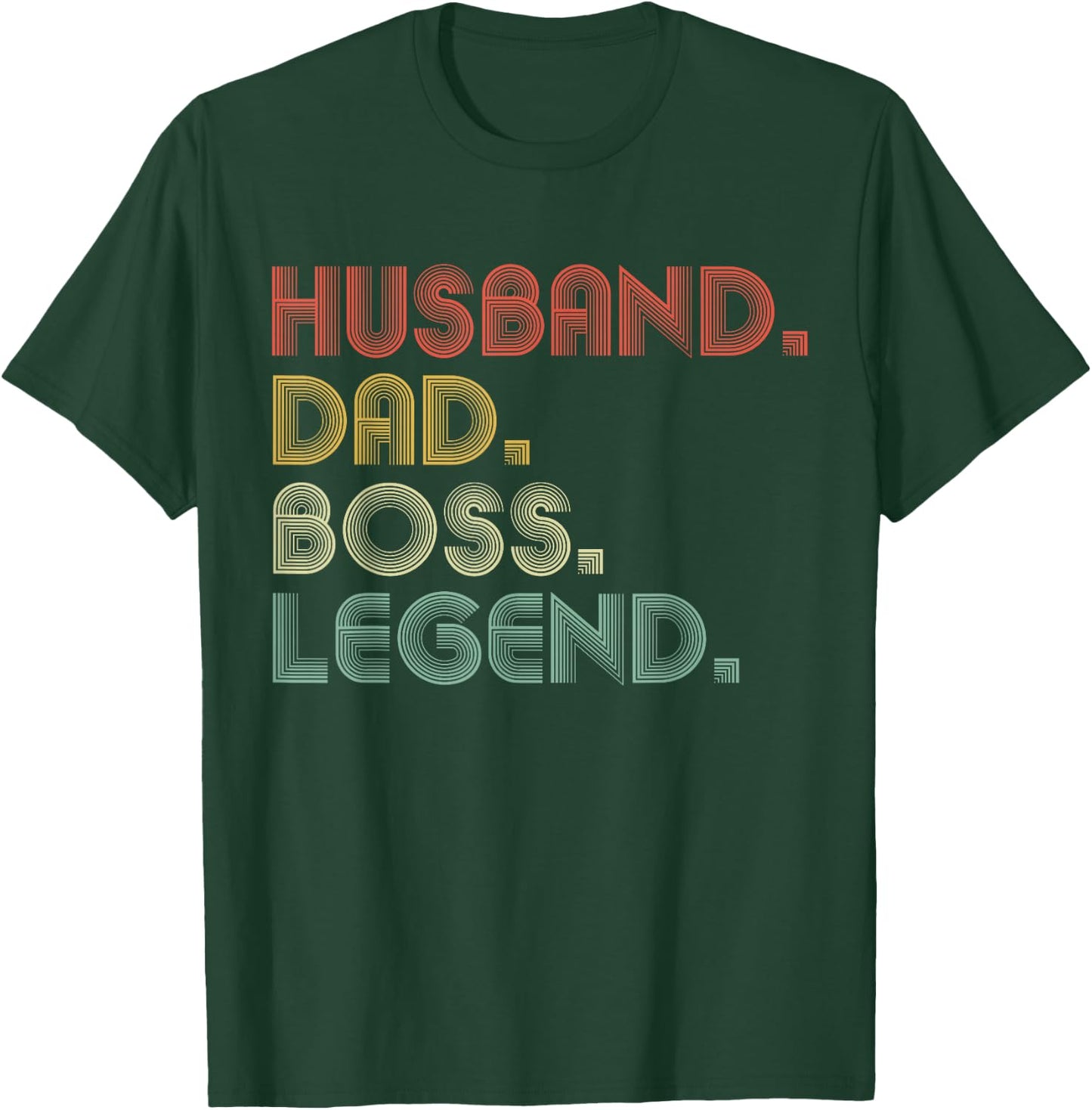 Husband Dad Boss Funny Employee Appreciation T-Shirt - T-Shirt | Forest