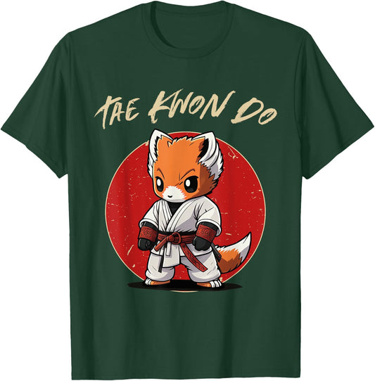 Fox Taekwondo - Funny TKD Korean Martial Arts T-Shirt - T-Shirt | Forest