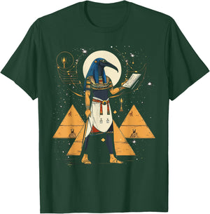 Thoth Egyptian God Egyptian Mythology Pyramid Ancient Egypt T-Shirt - T-Shirt | Forest