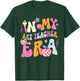 Retro Groovy In My Art Teacher Era Back To School T-Shirt - T-Shirt | Forest