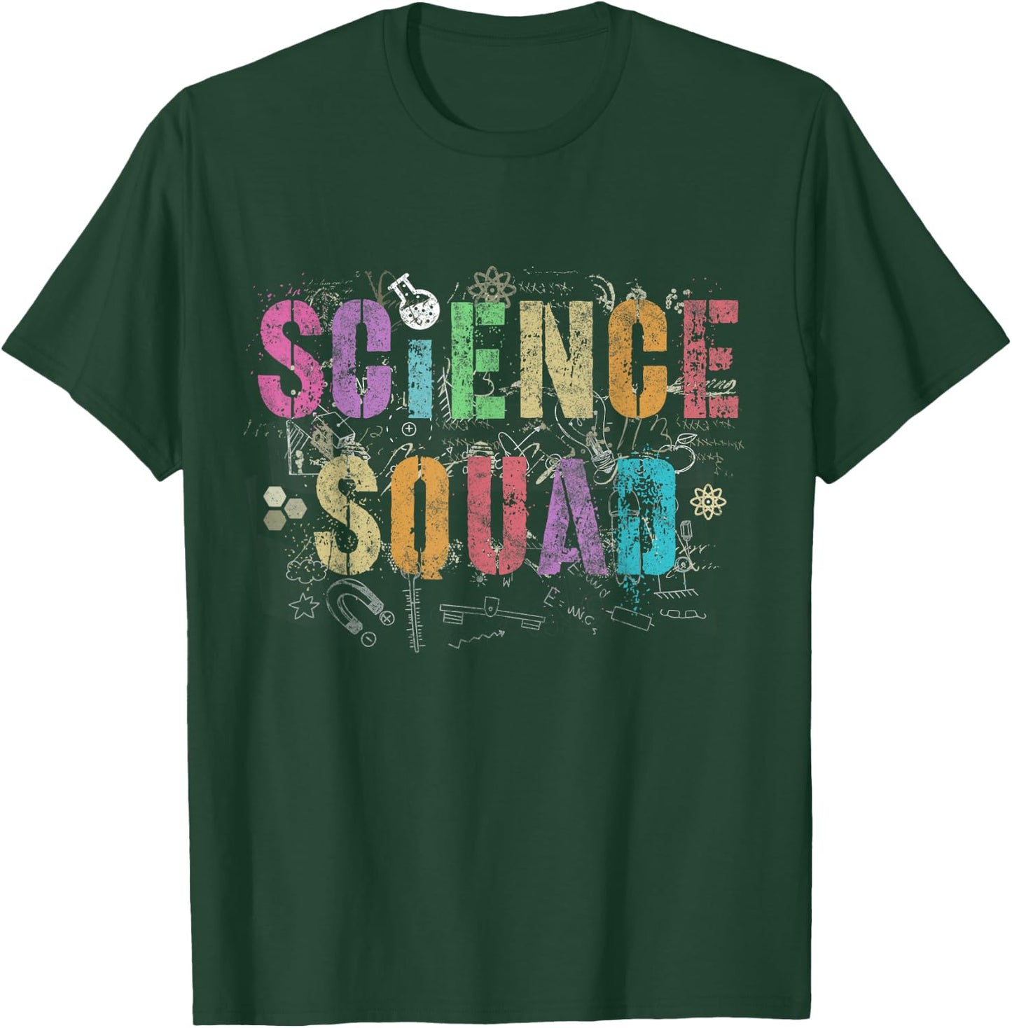 Vintage SCIENCE SQUAD Technology Dept Teacher Team STEAM T-Shirt - T-Shirt | Forest
