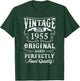 1955 Original Birth Year Vintage Made In 1955 71th BDay T-Shirt - T-Shirt | Forest