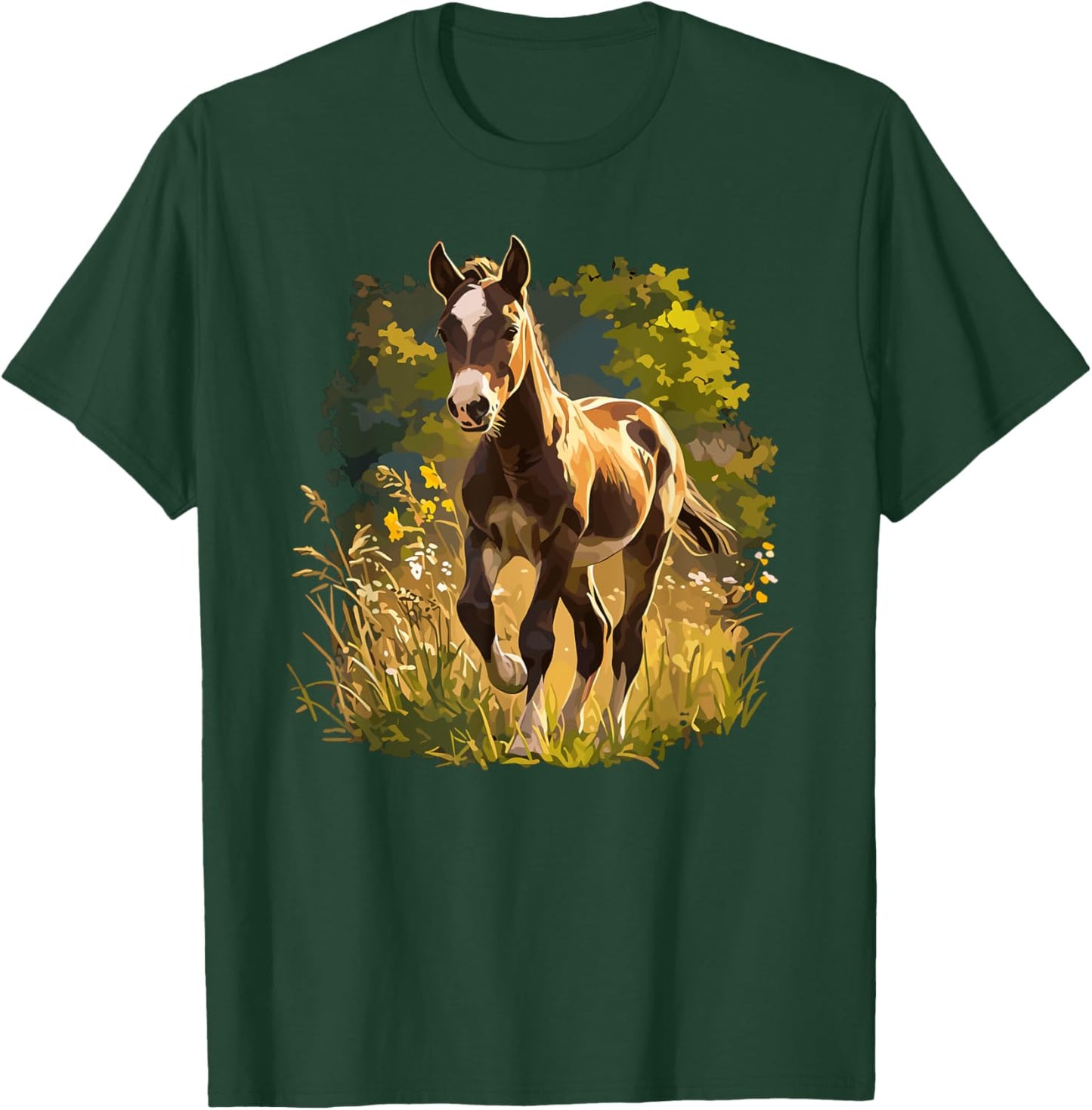 Horses Horse T-Shirt - T-Shirt | Forest