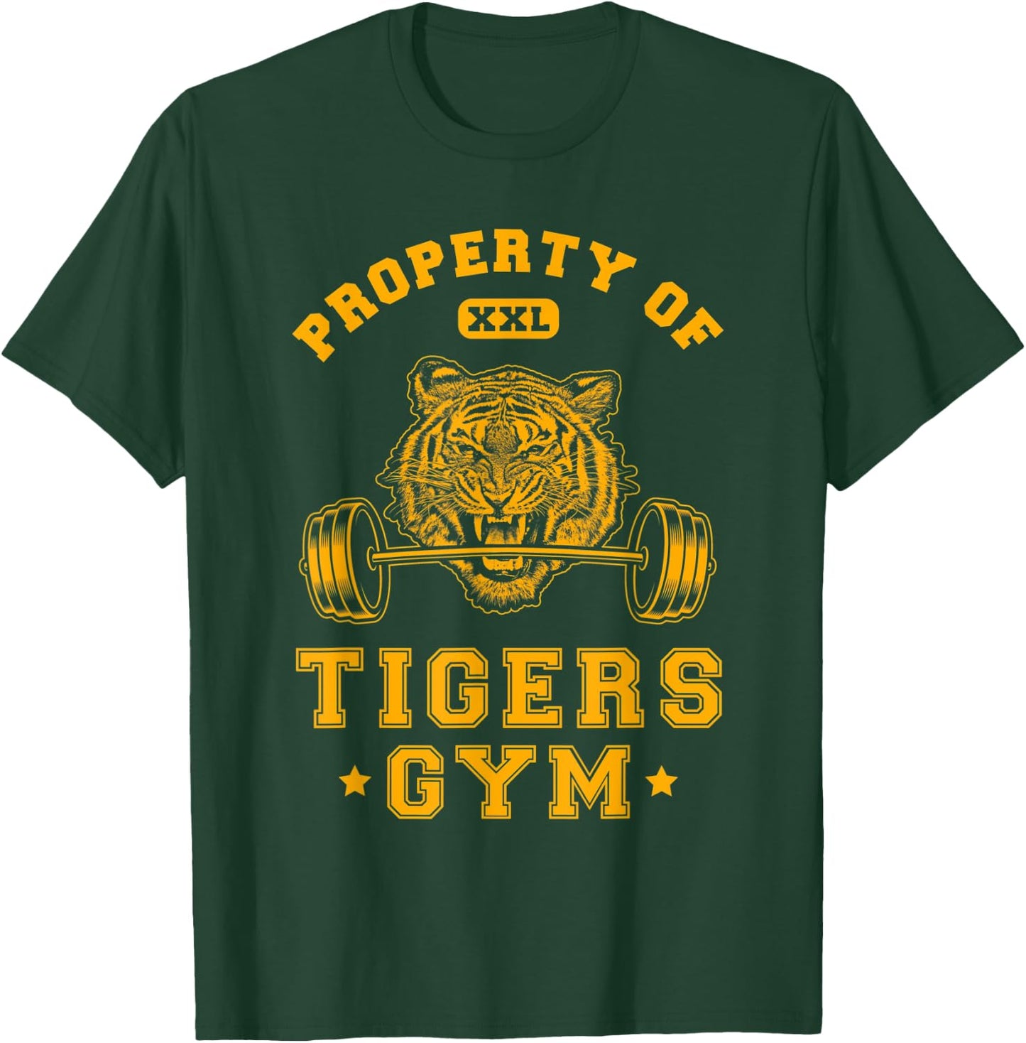 Tigers Gym T-Shirt - T-Shirt | Forest