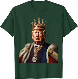Trump is King Long Live The King American Flag Patriotic T-Shirt - T-Shirt | Forest