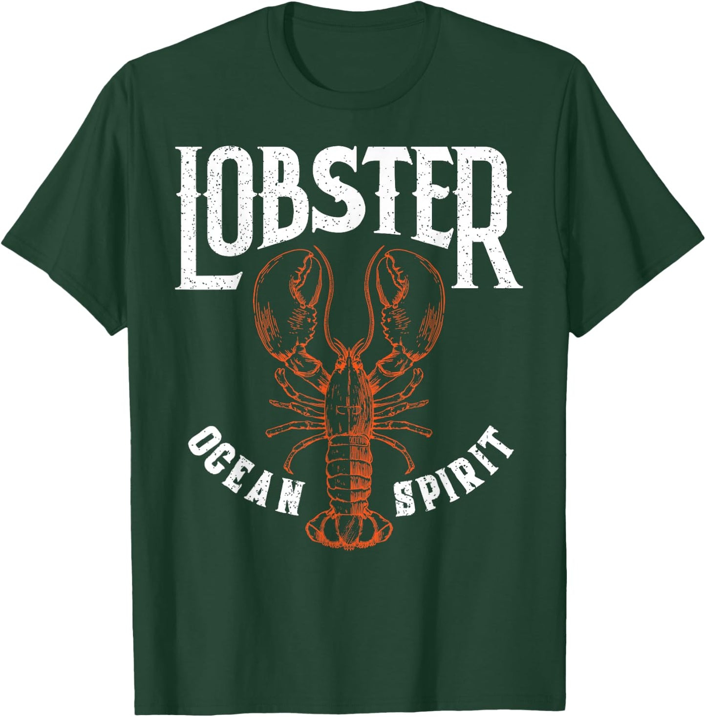 Funny Lobster Crawfish Vintage Lobster T-Shirt - T-Shirt | Forest